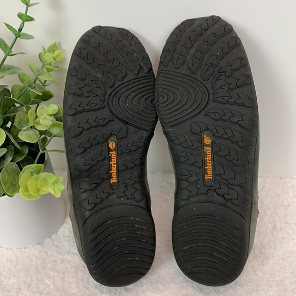 Timberland genuine leather women’s slip on shoes moss green/gray size 7.5W - Picture 7 of 12